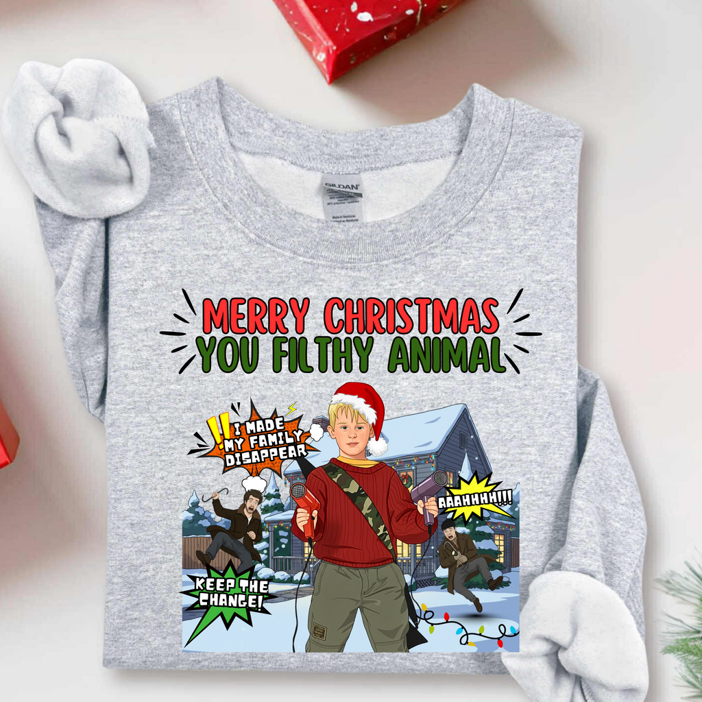 MERRY CHRISTMAS YOU FILTHY ANIMAL