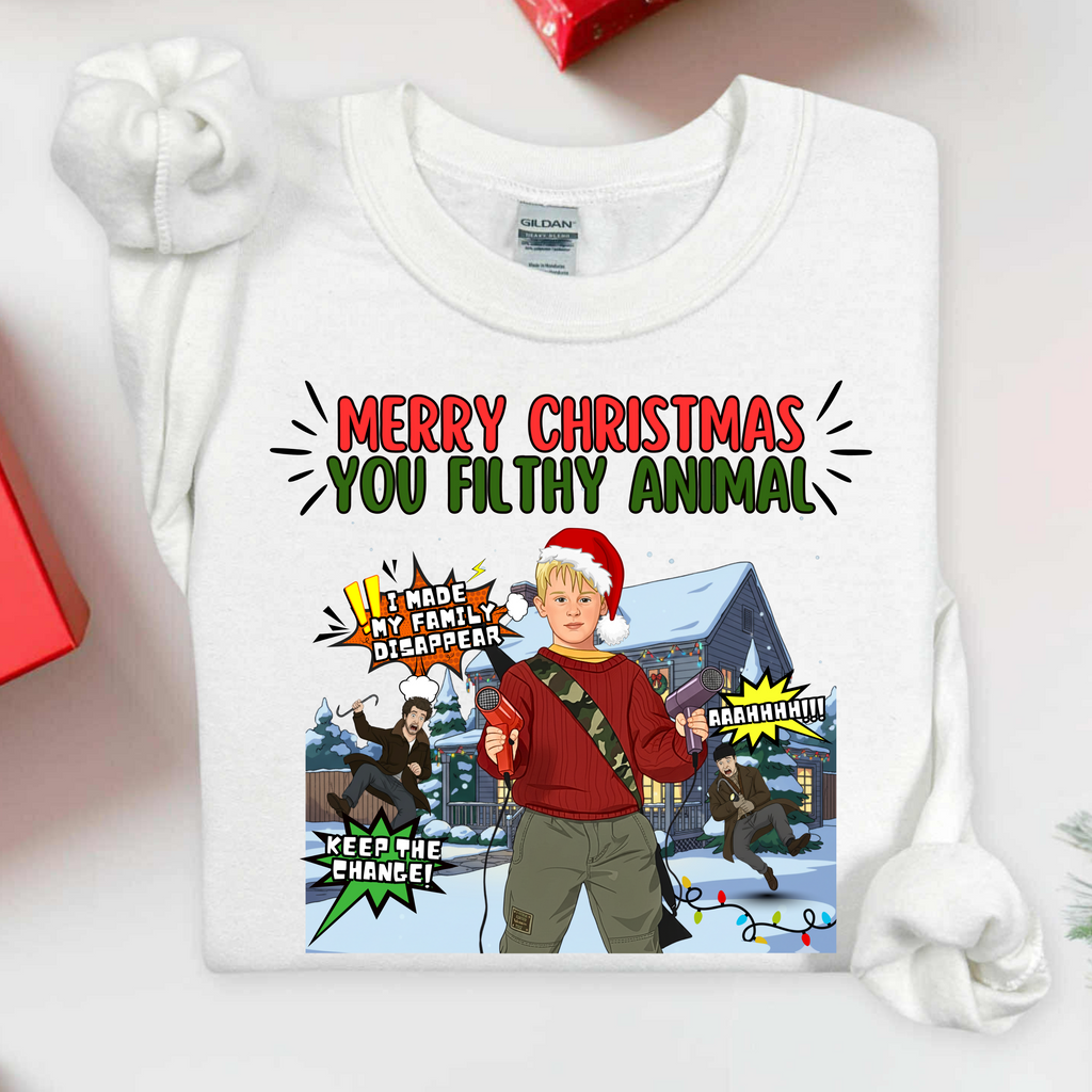 MERRY CHRISTMAS YOU FILTHY ANIMAL