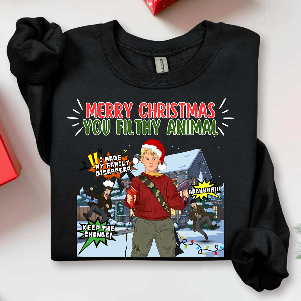 MERRY CHRISTMAS YOU FILTHY ANIMAL